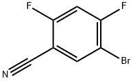 5-BroMo-2,4-difluorobenzonitrile Struktur