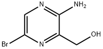 (3-amino-6-bromopyrazin-2-yl)methanol Struktur