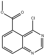 METHYL4-CHLOROQUINAZOLINE-5-CARBOXYLATE Struktur