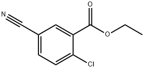 2-chloro-5-cyanobenzoic acid ethyl ester Struktur