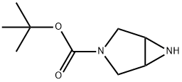 tert-Butyl 3,6-diazabicyclo[3.1.0]hexane-3-carboxylate Structure