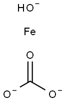 Iron carbonate hydroxide Struktur