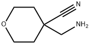 4-(AMINOMETHYL)TETRAHYDRO-2H-PYRAN-4-CARBONITRILE HCL Struktur