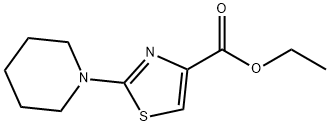 Ethyl 2-(piperidin-1-yl)thiazole-4-carboxylate Struktur