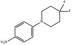 4-(4,4-Difluoro-1-piperidyl)aniline Struktur