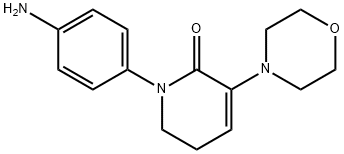 1-(4-氨基苯基)-5,6-二氫-3-(4-嗎啉)-2(1H)-吡啶酮, 1267610-26-3, 結(jié)構(gòu)式