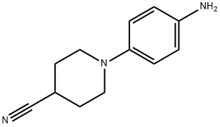 1-(4-AMinophenyl)-4-piperidinecarbonitrile Struktur