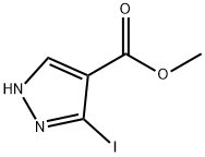 Methyl 3-iodo-1H-pyrazole-4-carboxylate Struktur