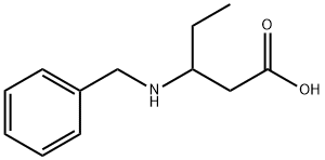 3-(benzylaMino)pentanoic acid Struktur