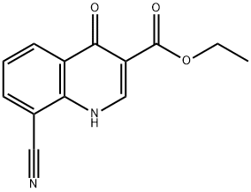 8-Cyano-4-oxo-1,4-dihydro-quinoline-3-carboxylic acid ethyl ester