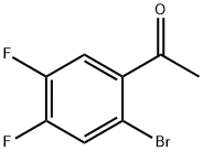 1 - (2 - BroMo - 4,5 - difluorophenyl)ethanone Struktur