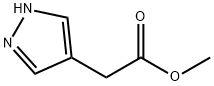 Methyl 2-(1H-pyrazol-4-yl)acetate Struktur