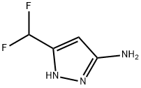 5-(difluoroMethyl)-1H-pyrazol-3-aMine Struktur