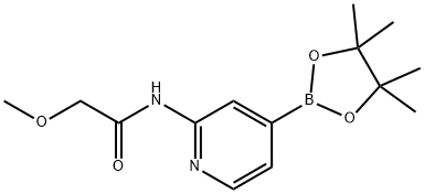 2-Methoxy-N-(4-(4,4,5,5-tetraMethyl-1,3,2-dioxaborolan-2-yl)pyridin-2-yl)acetaMide Struktur