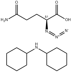 CyclohexylaMMoniuM (S)-5-aMino-2-azido-5-oxopentanoate Struktur