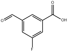 3-Fluoro-5-forMylbenzoic Acid Structure