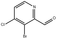 3-BroMo-4-chloropicolinaldehyde Struktur