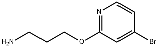 3-(4-broMopyridin-2-yloxy)propan-1-aMine Struktur