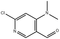 6-chloro-4-(diMethylaMino)nicotinaldehyde Struktur