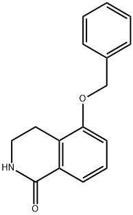 5-(Benzyloxy)-3,4-dihydroisoquinolin-1(2H)-one Struktur