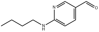 3-Pyridinecarboxaldehyde, 6-(butylaMino)- Struktur