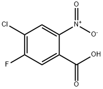 4-Chloro-5-fluoro-2-nitrobenzoic Acid 結(jié)構(gòu)式