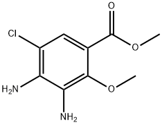 Methyl 3,4-DiaMino-5-chloro-2-Methoxybenzoate Struktur