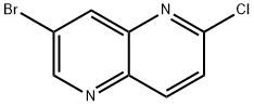 7-BroMo-2-chloro-1,5-naphthyridine Struktur