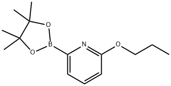 6-(N-PROPOXY)PYRIDINE-2-BORONIC ACID PINACOL ESTER Struktur