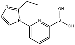 6-(2-EthyliMidazol-1-yl)pyridine-2-boronic acid Struktur