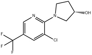 (S)-1-(3-Chloro-5-trifluoroMethyl-pyridin-2-yl)-pyrrolidin-3-ol Struktur