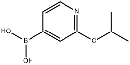 2-isopropoxypyridin-4-ylboronic acid Struktur