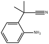 2-(2-aminophenyl)-2-methylpropanenitrile Struktur