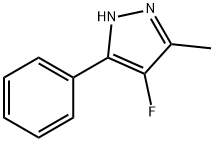 4-Fluoro-3-Methyl-5-phenyl-1H-pyrazole, 97% Struktur