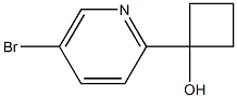 1-(5-BroMopyridin-2-yl)cyclobutanol Struktur