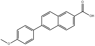 6-(4-Methoxyphenyl)-2-naphthalenecarboxylic acid Struktur