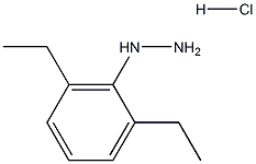 (2,6-Diethylphenyl)hydrazine hydrochloride Struktur