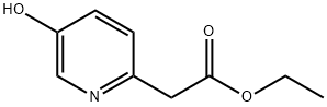 2-Pyridineacetic acid, 5-hydroxy-, ethyl ester Struktur