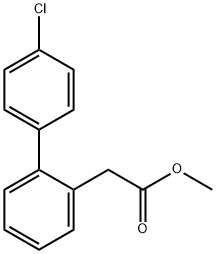 Methyl 2-(4'-chloro-[1,1'-biphenyl]-2-yl)acetate Struktur