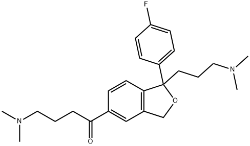 CitalopraM DiMethylaMinobutanone Struktur