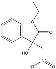 ethyl 2-hydroxy-3-nitro-2-phenylpropanoate Struktur