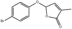 5-(4-broMophenoxy)-3-Methylfuran-2(5H)-one Struktur