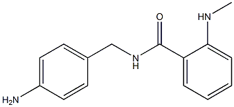 N-(4-aminobenzyl)-2-(methylamino)benzamide Struktur