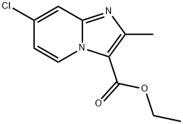 ethyl 7-chloro-2-MethyliMidazo[1,2-a]pyridine-3-carboxylate Struktur