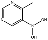 B-(4-Methyl-5-pyriMidinyl)Boronic acid Struktur