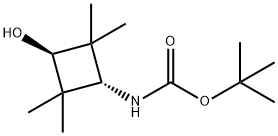 trans-tert-Butyl 3-hydroxy-2,2,4,4-(tetraMethyl)cyclobutylcarbaMate Struktur