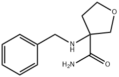 3-(BenzylaMino)oxolane-3-carboxaMide Struktur