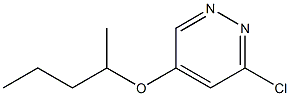 3-chloro-5-(pentan-2-yloxy)pyridazine Struktur