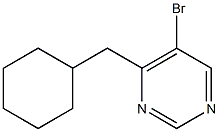 5-bromo-4-(cyclohexylmethyl)pyrimidine Struktur