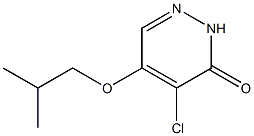 4-chloro-5-isobutoxypyridazin-3(2H)-one Struktur